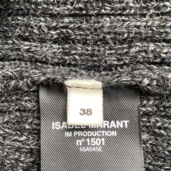 Isabel‎ Marant Etoile Wool Ribbed Knit Crossover Mini Skirt - Picture 6 of 6